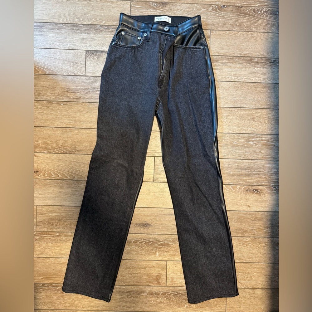Abercrombie & Fitch High Rise Black Jeans